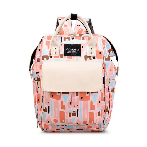 2024 Eco Friendly Oxford Diaper Bag Custom Logo Mummy Baby Diaper Bag Backpack
