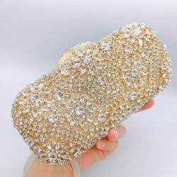Luxury Clutch Bag Handmade Banquet Diamond Rhinestones Purse Handbag Bag Small Dress Box Evening Bags