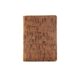 Eco-friendly Natural Bifold Pocket Credit Card Holder RFID Real Cork Leather Wallet for Men Minimalist