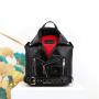 ladysky Top product fashion Unique collar ladies backpack for girls top selling quality PU women's handbag bag factory 26 cm