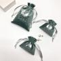 Reusable Custom Logo Printed Velvet Fabric Jewelry Pouches Small Drawstring Gift Storage Packaging Cosmetic Dust Velvet Bag