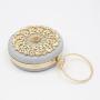 New fashion metal round clutch bags banquet party woman handbags box clutch evening bag flower purses for ladies pochette femme