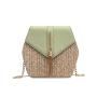 Summer New Style Straw Woven Chain Bag Fashion Designer Straw Bags 2022 Girls Fashion Shoulder Handbags For Women