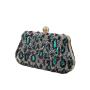 2022 New Arrivals Fashion Evening Bag Grace Embroidered Sequin Leopard Print  Banquet Clutch Luxury Handbags Purse For Women