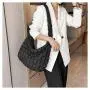 Korean Women's New Folded Cloud Bag Large Capacity Cotton Underarm One Shoulder Handheld Dumpling Bag Portable with Single Strap