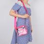 Keymay Wholesale 9 Color Spot Women Outdoor Concert Pvc Messenger Bag Stadium Approved Clear Purses Crossbody Bag