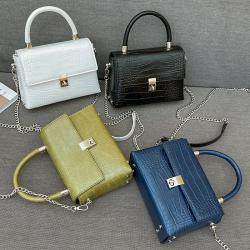 2024 Customize Crocodile Vegan Leather Purses Handbags For Women Ladies Hand Bags