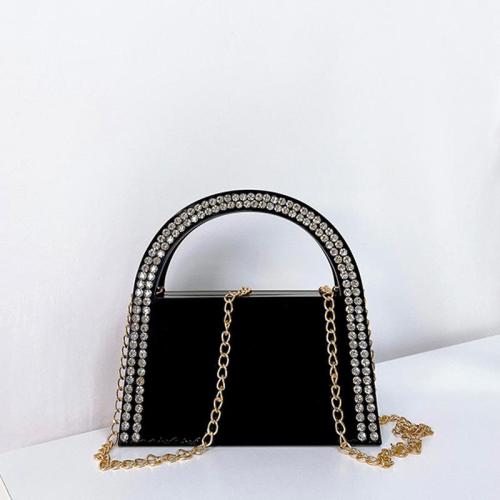 Crystal Crossbody Chain Evening Purse Top Handle Bags Glitter Rhinestone Handbag Party Club Clutch Purse for Women sac main femm sac