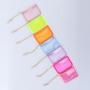 Wholesale Money Changes Wallet ID Card Holder Transparent Clear Mini Bag Keychain Cute Coin Purse with Hook Key Holder
