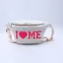 Keymay RTS Small Large Bridesmaid Gift Personalized Chenille Letter Patches Teddy Sherpa Bum Bag Belt Bag Sherpa Waist Bag