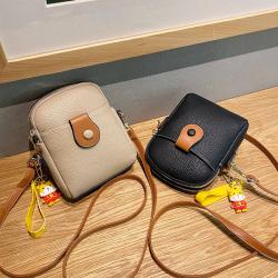 2024 Popular Latest Design Ladies Handbag Single Shoulder Crossbody Bag With Button Square Zipper Muti-Purpose Mini Ladies Bag