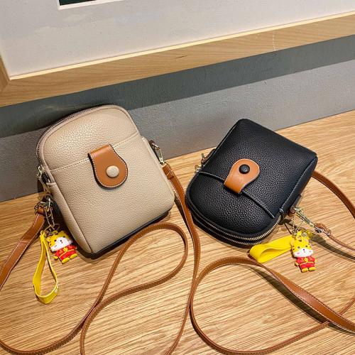 2024 Popular Latest Design Ladies Handbag Single Shoulder Crossbody Bag With Button Square Zipper Muti-Purpose Mini Ladies Bag