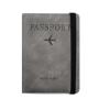 HR244 Strap PU Leather RFID Passport Bag Anti Theft Clip ID Portable Bank Card Holder Daily Matching Solid color Wallet Clip