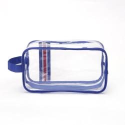 Gelory Women Clear Makeup Organizer Pouches Travel Toiletry Tote Bags Transparent PVC Girl Cosmetic Bag