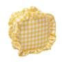 RTS No MOQ Cosmetic Bag Make Up Bag Colorful Gingham Pouch New Product Jewellery Ruffles Bag