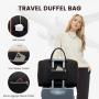 LOVEOOK Lady sports duffel holdall  handbag large luggage gym fitness Overnight weekender bags for women travel duffel bags