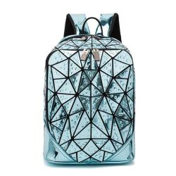 LOVEVOOK 2021 ladies backpack school bags for teenage girls large capacity geometric backpack laser drop travel backpack women