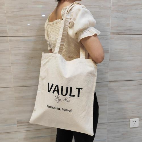 High Quality Organic Cotton Tote Travel Gift Bag For Women Custom Logo Printing Cotton Handle Shopping Bag