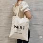 High Quality Organic Cotton Tote Travel Gift Bag For Women Custom Logo Printing Cotton Handle Shopping Bag