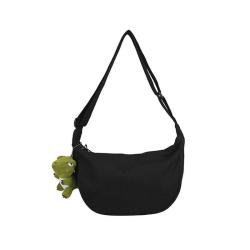 Customizable Logo Brand New Canvas Messenger Bag Casual Fashion Plain Organic Cotton Shoulder Shopping Bag Students School Bag