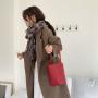 New design handbags set Simple large capacity women's shoulder bags Soft PU leather hand bags ladies luxury bucket bag set