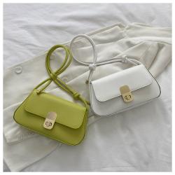 2023 Solid color fashionable buckle small square bag bolsos-para-mujeres- Wholesale Bags Supplier High Quality