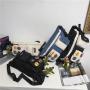 2024 new style waist bag casual women's crossbody bag trendy men's chest bag