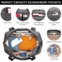 LOVEVOOK Wholesale 2pcs Weekender handBag with Toiletry Pouch Overnight Bag Travel accessories Tote Bag Gym Duffel Bag 2023