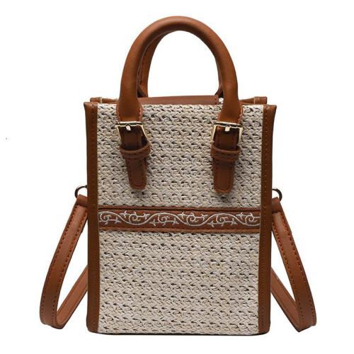 ZR946 Women Bag Handbag Fashion Woven Straw Summer Messenger Shoulder Crossbody Bag Girls Lady Beach Tote Bag Summer Vacation