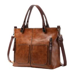 New Fashion Shoulder Bag Women's Large Capacity Retro Women's Tote Bag