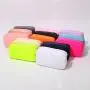 Stock wholesale 18 colors Custom Cheap Waterproof Towel Embroidery Patch Logo Small Cosmetic Travel bag Nylon bag
