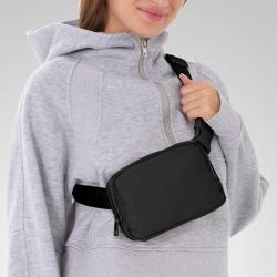 Smellproof Bum Bag Waterproof Sports Waist Pack Bag Carbon Lined Fanny Packs for Men and Women