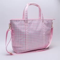 Factory Custom Printed Fashion Cute Large Capacity Waterproof Nylon Portable Travel Shoulder Ladies Handbags