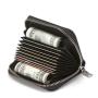 ZHF042 Cross-border Black Organ Bank ID Card Bag Multi-card Small Card Bag RFID Metal Zipper Zero Wallet