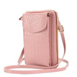 HR190 New Trend Mobile Phone Card Holder Bag Pu Fashionable Birthday Gift Wallet Multifunctional Women'S Long Crossbody Wallet