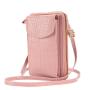 HR190 New Trend Mobile Phone Card Holder Bag Pu Fashionable Birthday Gift Wallet Multifunctional Women'S Long Crossbody Wallet