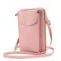HR190 New Trend Mobile Phone Card Holder Bag Pu Fashionable Birthday Gift Wallet Multifunctional Women'S Long Crossbody Wallet