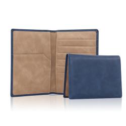 Wholesale leather passport travel wallet slim passport cover rfid blocking leather passport holder