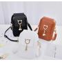 2024 Phone Bags for Women Pearl Tassel Cover Type Female Handbag Single Shoulder Bag Crossbody Bag High Quality PU Polyester