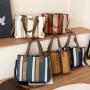 ZR743 Woman Bag Handbag Retro Canvas Fashion Female Portable High Quality Shoulder Underarm Bag Girl Versatile Tote Bag Shopping