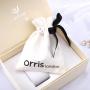 Custom Logo Printing Single String Cotton Flannel Gift Cosmetic Storage Bag Drawstring Dust Flannel Jewelry Pouch