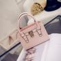 New Korean Fashion Women's Bag Taschen Round Lock Texture Shaped Bag Single Shoulder Handbag  bolsas para mujer