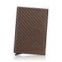 Wholesale Leather Metal Card Holder Rfid  Metal Wallet Aluminum Card Holder Wallet