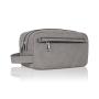Factory wholesale pu leather makeup bag men toiletry bag leather travel cosmetic bag