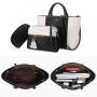 LOVEVOOK 2021 luxury Custom Logo PU Leather 3pcs Tote Handbag Sets large capacity Ladies Hand Bags Women Purse and Handbags