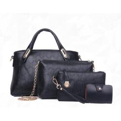 CCF95 Wholesale Handbag Sets 4 Pieces Lady Hand Bags 2023 Women Shoulder Handbag Set PU Leather Crossbody Tote Bags