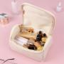 custom printed private label multi-function travel beauty case luxury soft pu purse makeup cosmetic bags