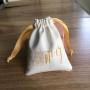 Custom Logo Print Wedding Cotton Gifts Bags Pouch
