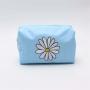 Fashion Stock Multi Color Custom Logo Letter Patches Large Capacity Nylon Waterproof Travel Zipper Pouch