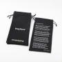 Natural Jute Packaging Bag Factory Custom Logo Printed Small Jute Coffee Drawstring Pouch Linen Gift Bags